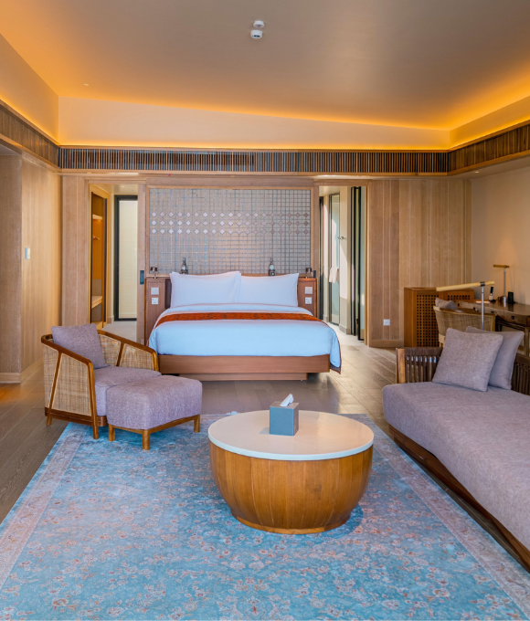 Sunrise Beach Villa interior at Kuda Villingili Resort Maldives