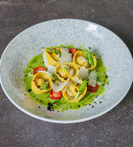 Dish prepared with fresh ingredients at Kuda Villingili Maldives