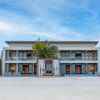 Four Bedroom Beach Villa with private pool at Kuda Villingili Maldives
