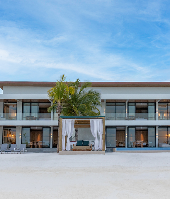 Four Bedroom Beach Villa with private pool at Kuda Villingili Maldives