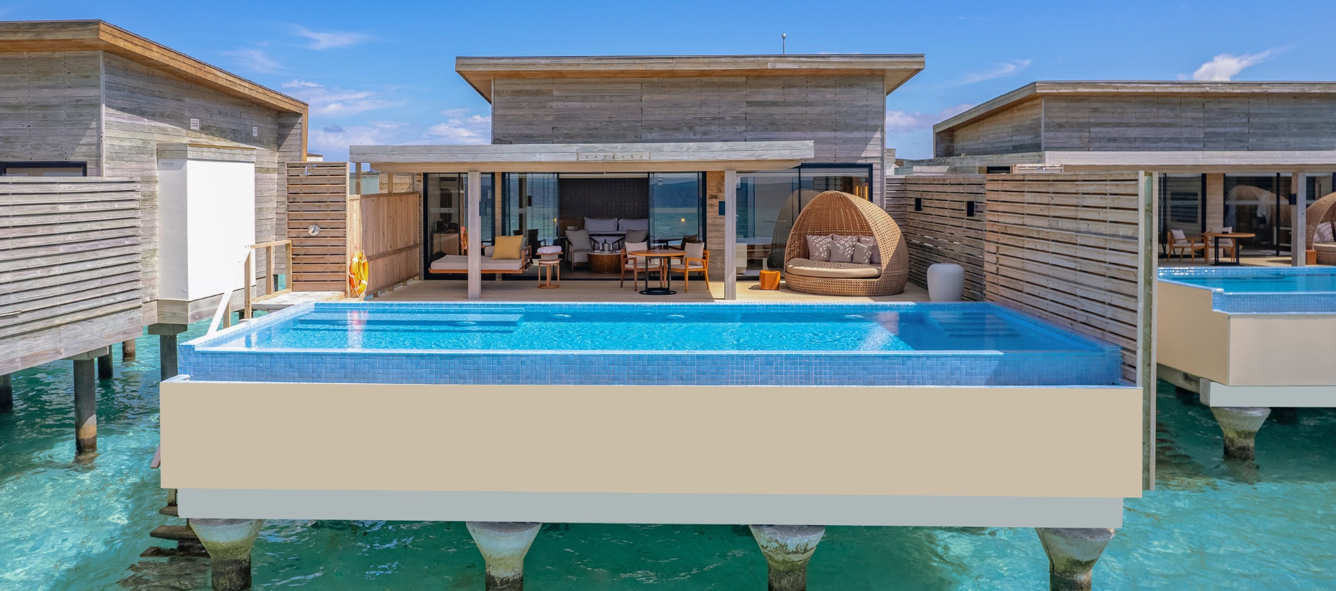 Sunset Water Villa with Private Pool