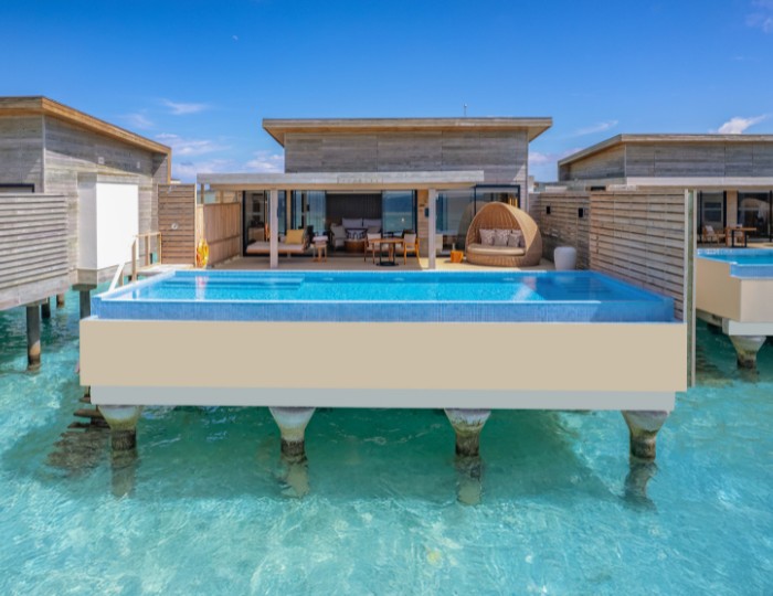 Sunset Water Villa with Private Pool